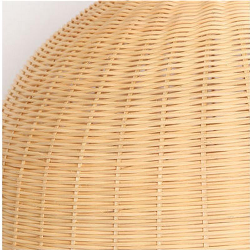 NatureGlow Pendant Lamp - Woven Reed and Bamboo Lighting | Kalsten