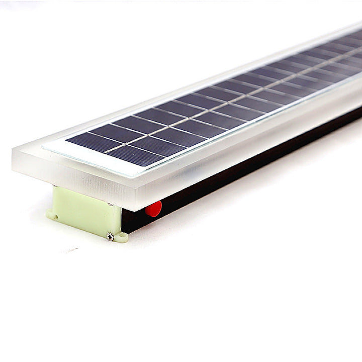Minimalist Outdoor Solar Rectangular Strip Waterproof Patio LED Wall Sconce Lamp | Kalsten