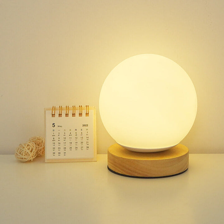 LumoAura USB LED Table Lamp | Rechargeable | Warm Light | Minimalist Design for Home | Kalsten