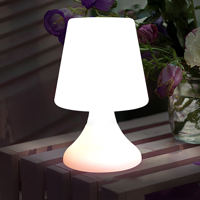Modern Minimalist PE Cup Shape USB LED Table Lamp Night Light For Outdoor Patio | Kalsten