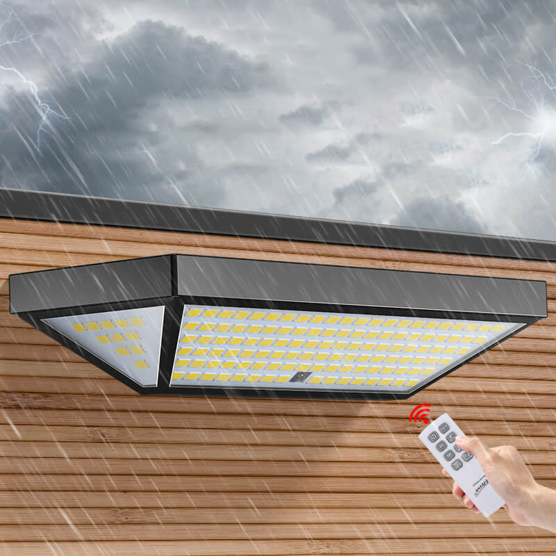 Simple Solar Trapezoid LED Multifunctional Outdoor Waterproof Garden Wall Sconce Lamp | Kalsten