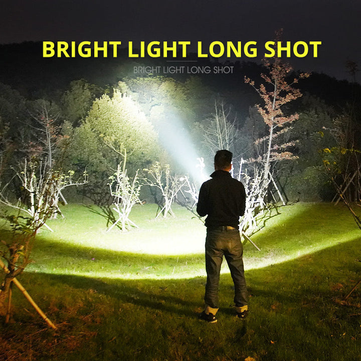 High-Lumen Waterproof LED Flashlight