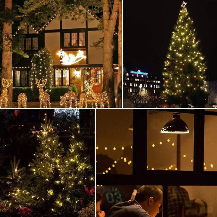 Solar string lights with ball lights - 5M-20 LED / 7M-50 LED / 12M-100 LED | Kalsten