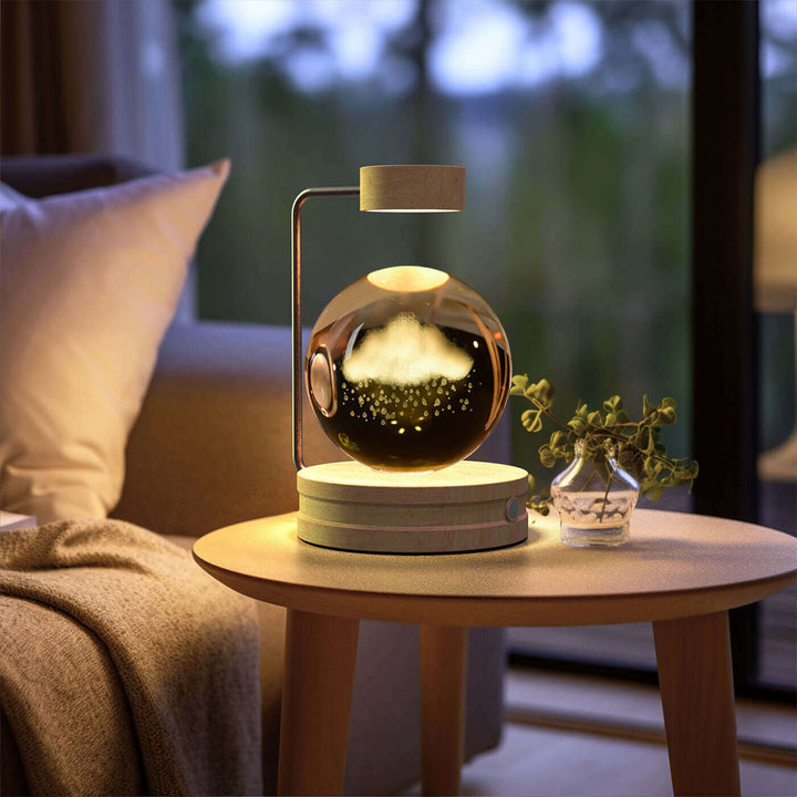 Crystal Ball Cosmic Dinosaur Indoor Night Light USB Power Warm Bedside Light Birthday Gift Night Lamp | Kalsten