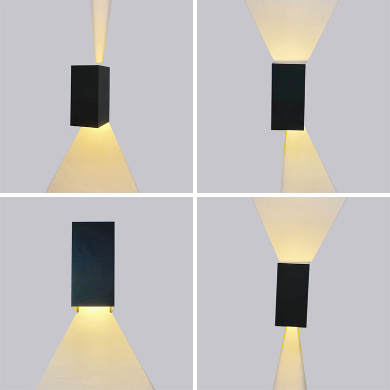 Modern Smart Square APP Dimming Waterproof LED Wall Sconce Lamp | Kalsten