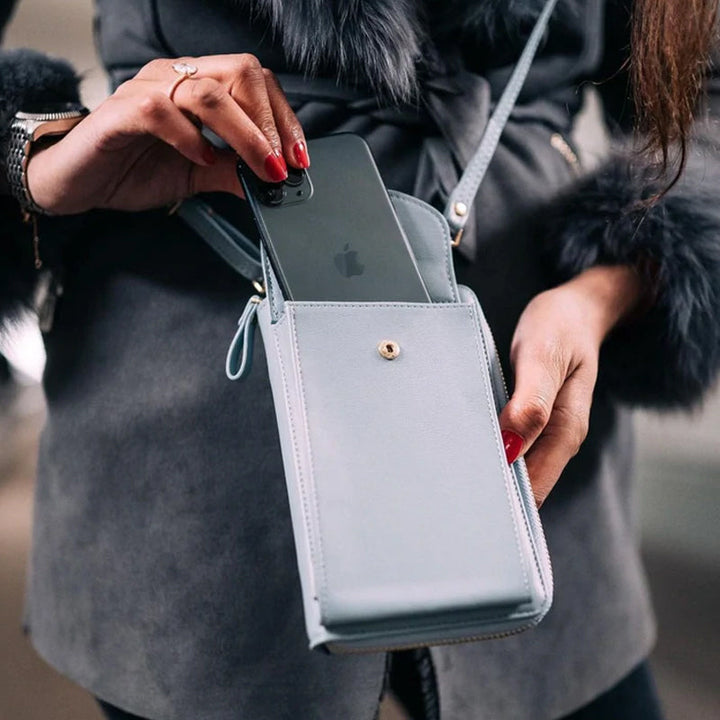First-class phone case/shoulder bag with zipper | Kalsten