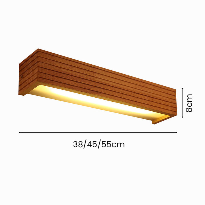 Modern Wood LED Wall Light Kalsten