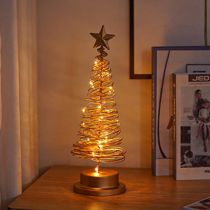 Table Lamp with LED Lights and Metal Tree | Kalsten