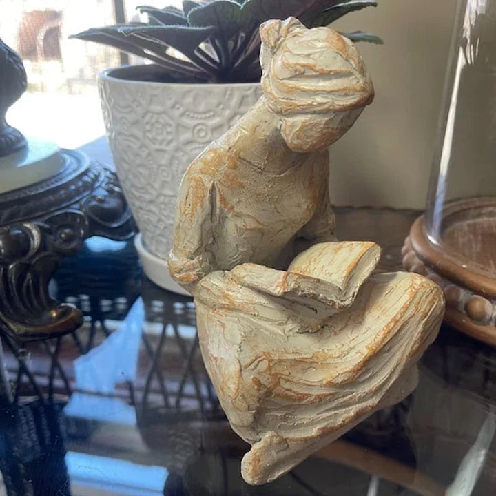 Kalsten | Sweet Hour of Prayer, beautiful hand-cast inspiring sculpture of a praying woman