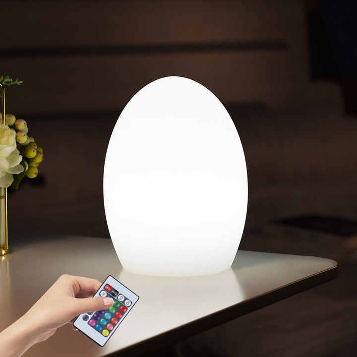 RGB ABS Egg-shaped LED Decorative Table Lamp | Kalsten