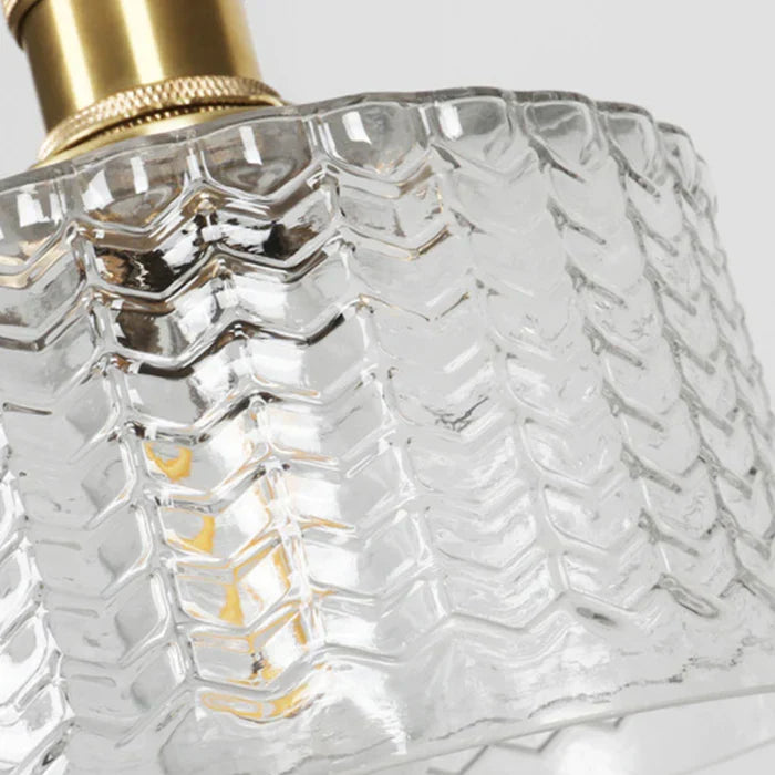 Vintage Stunning Cylinder Glass Pendant Light | Kalsten