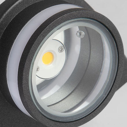 Modern Cylindrical Die-Cast Aluminum LED Waterproof Outdoor Garden Wall Light | Kalsten