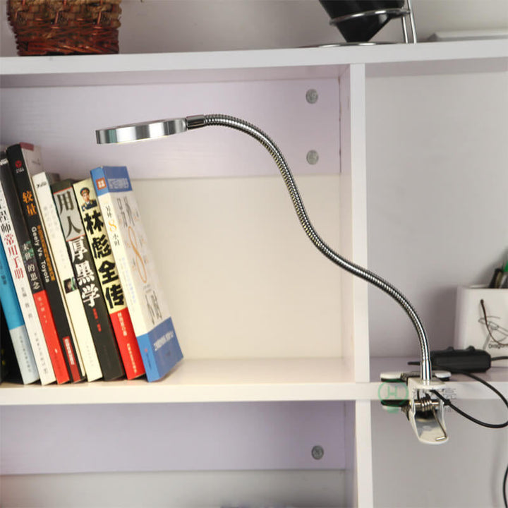 Creative simple USB pants button LED reading clip desk lamp | Kalsten