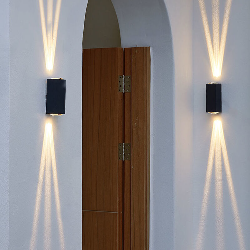 Waterproof Rectangular LED Outdoor Wall Lamp