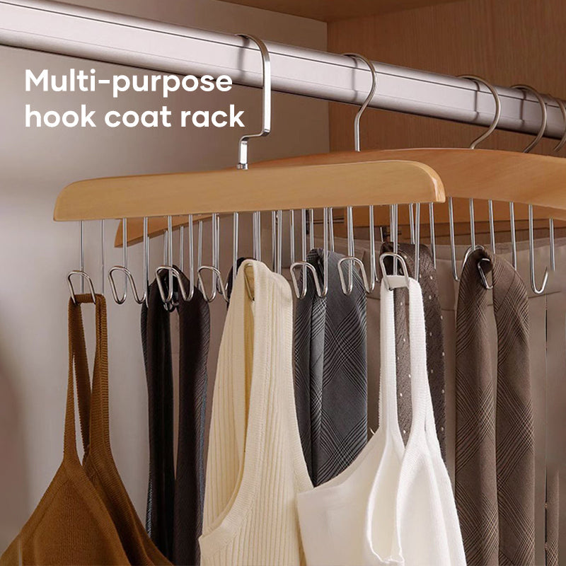 Anti-Slip Multi-Hook Clothes Rack | Kalsten