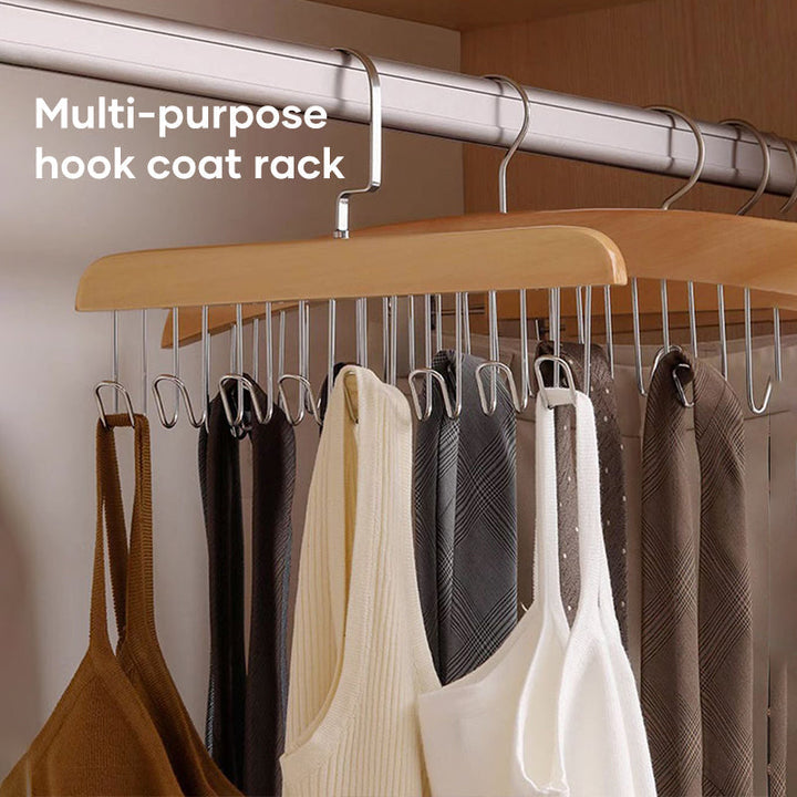 Anti-Slip Multi-Hook Clothes Rack | Kalsten