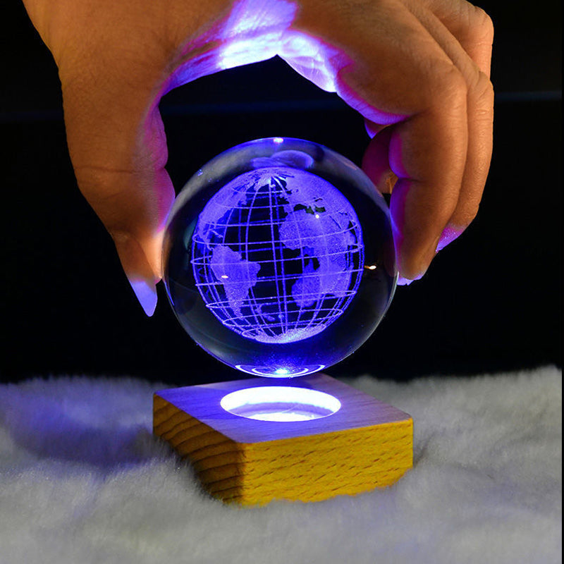 3D Galaxy Crystal Ball Night Light | Kalsten