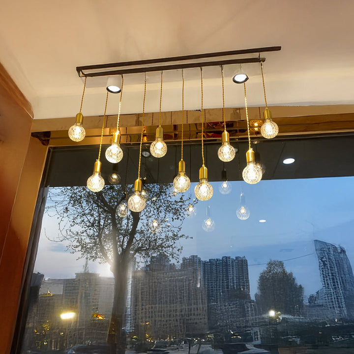 Modern LED Glass Pendant Lights For Living Room | Kalsten