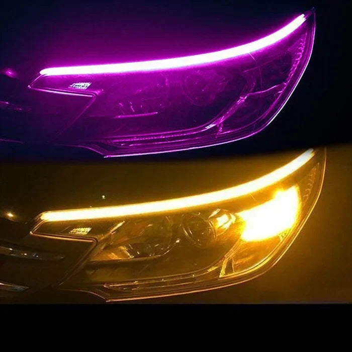Kalsten | Flexible DRL LED Night & Daytime Running Light Strip (No Disassembling Needed)