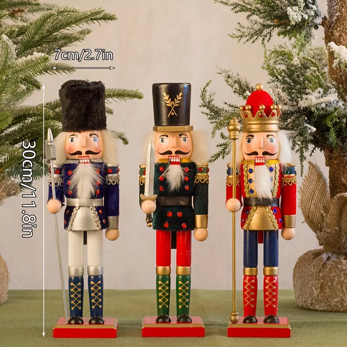 Kalsten | NutcrackerJoy - Wooden Nutcracker Soldier Figure for Timeless Christmas Charm