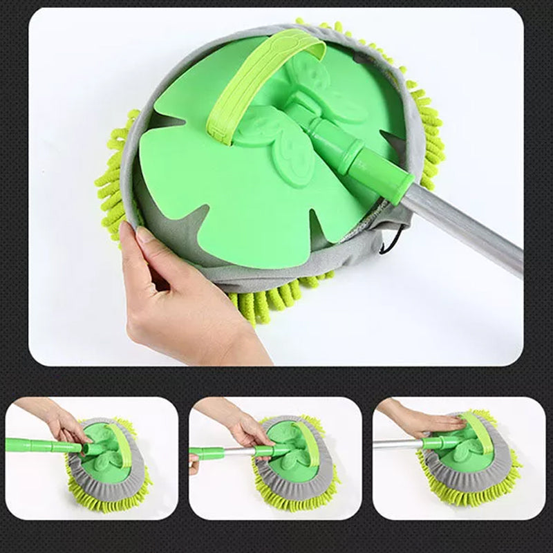 Telescopic three-section car wash mop | Kalsten