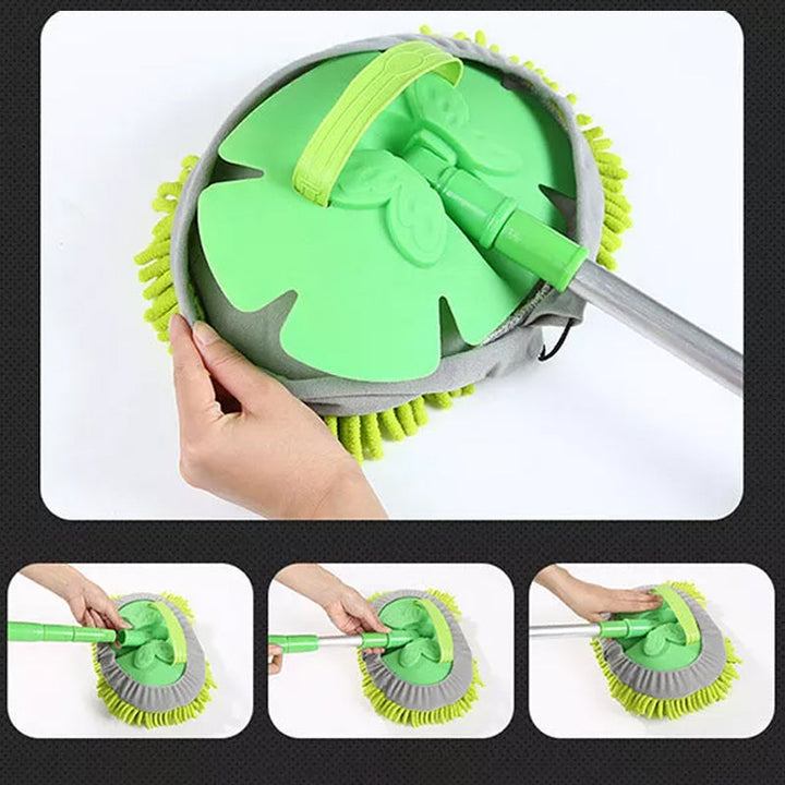 Telescopic three-section car wash mop | Kalsten