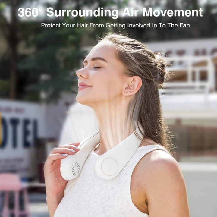 Hands-Free Portable Bladeless Neck Fan | Kalsten