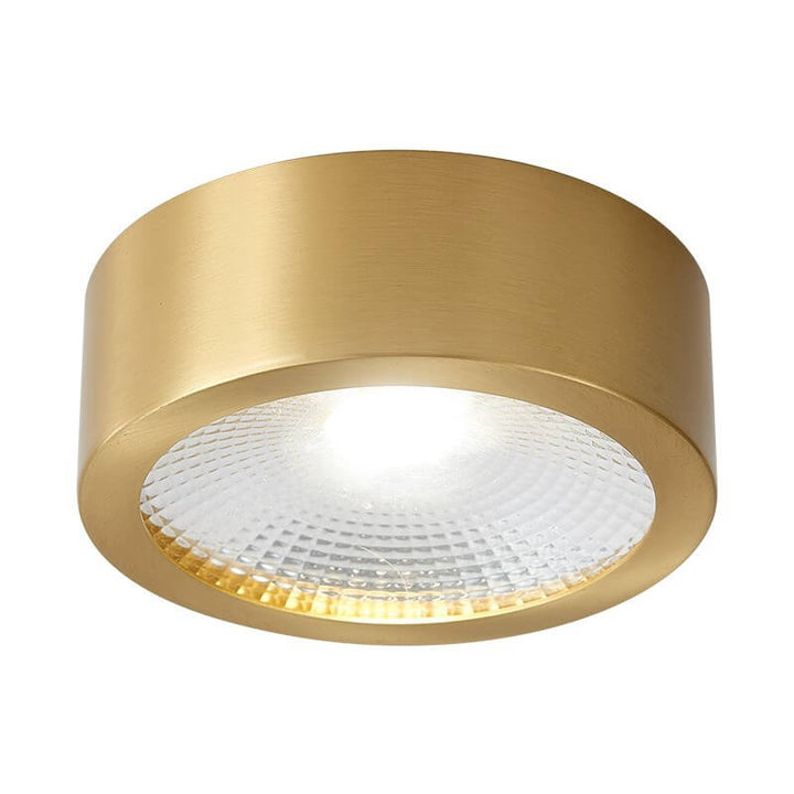 Flush Mount Ceiling Light Copper 4.72 in Built-In LED Modern Hallway Living Room Bedroom Lighting | Kalsten