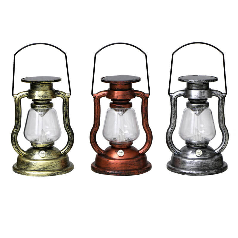 Solar Retro Kerosene Lamp Horse Lamp LED Outdoor Garden Patio Decoration Portable Flame Candle Light | Kalsten