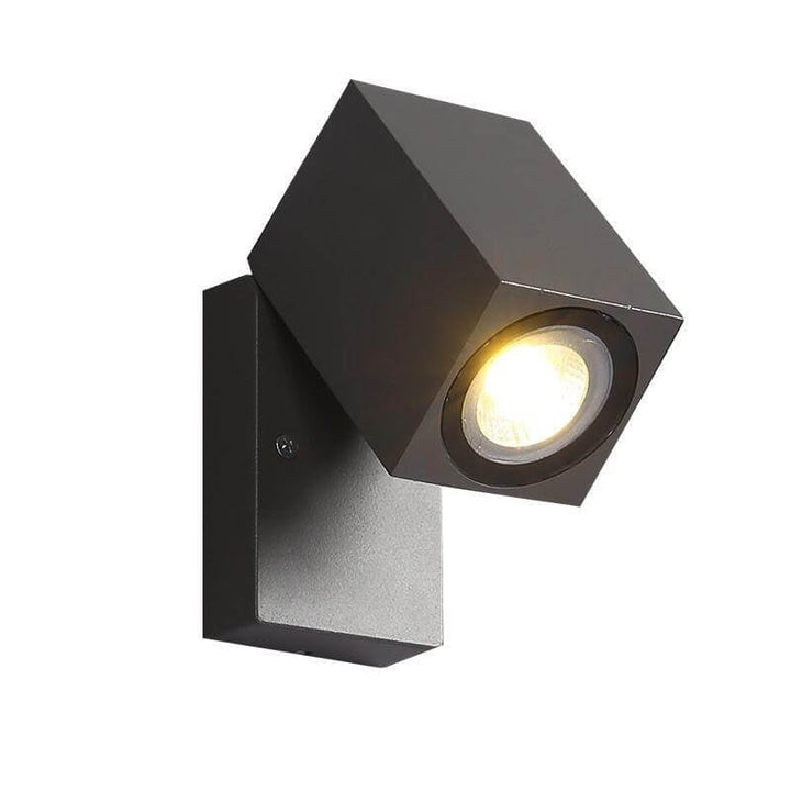 Modern Outdoor Waterproof Square Spotlight Adjustable Angle LED Garden Wall Sconce Lamp | Kalsten