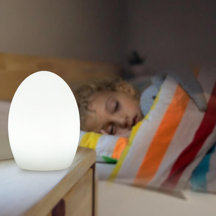 RGB ABS Egg-shaped LED Decorative Table Lamp | Kalsten