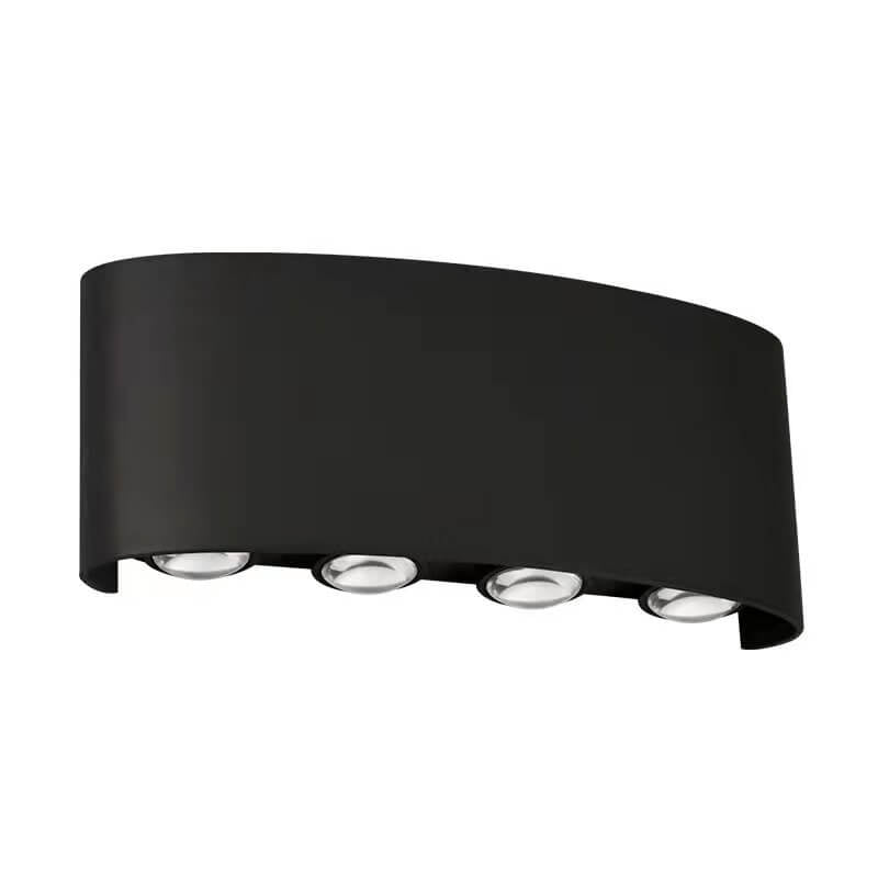 Modern Outdoor Arc Up and Down Spotlight LED Outdoor Waterproof Wall Sconce Lamp | Kalsten