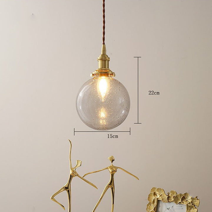 Glass Living Room Small Globe Pendant Light | Kalsten