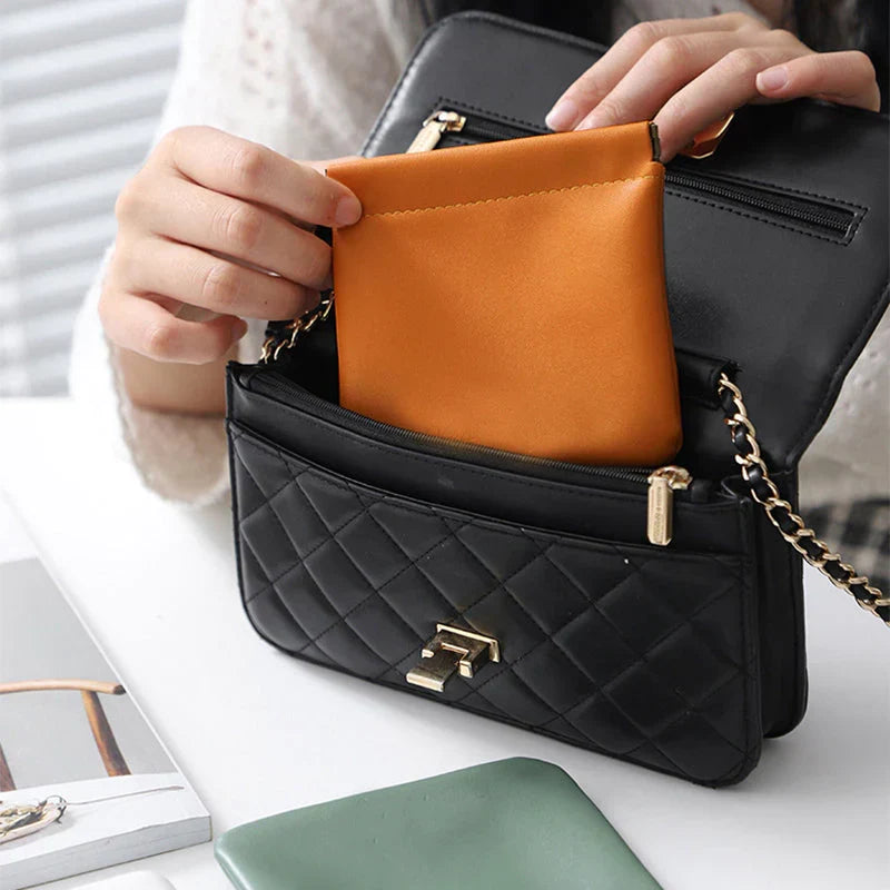 PU Leather Pocket Cosmetic Bag | Kalsten