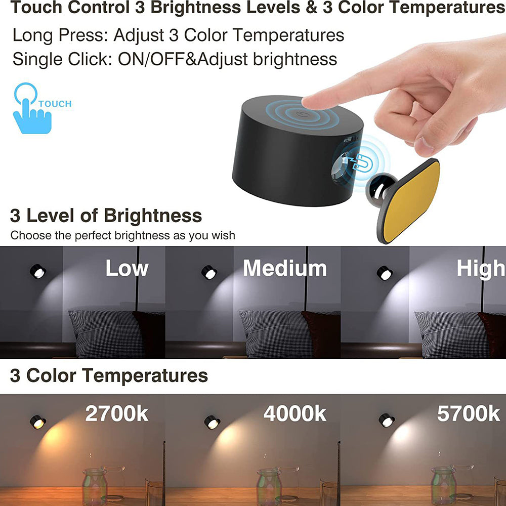 Modern LED Rotation Mini Wall Light | Kalsten