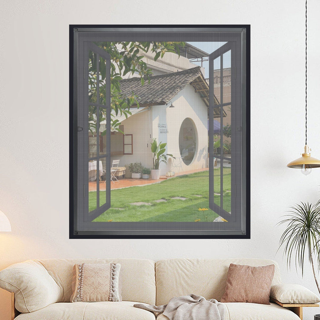 Fly screen window insect protection anthracite | Kalsten