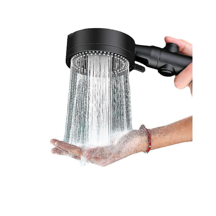 Shower head with 5 functions - black | Kalsten