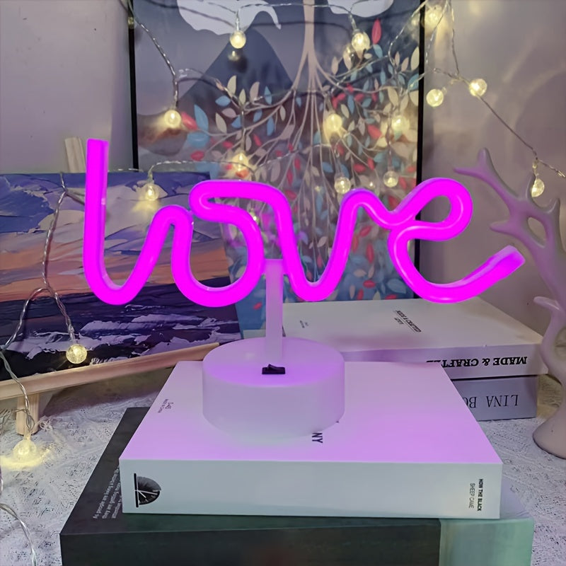 NeonLove Lamp – Illuminated Neon Table Lamp for Parties Kalsten