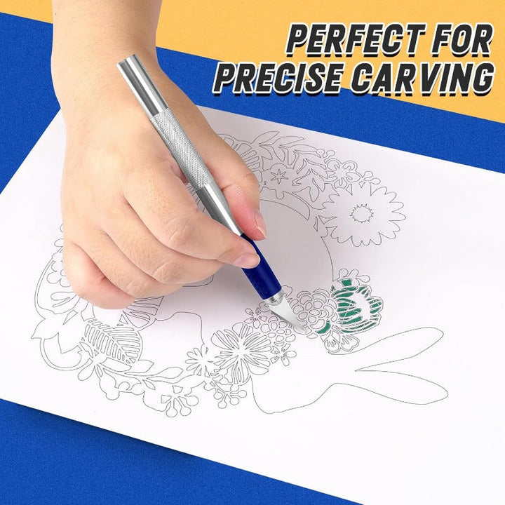 Precision Pumpkin Carving Knife Set Ergonomic Design