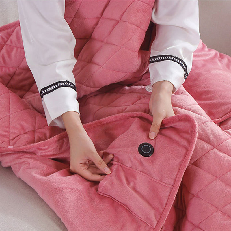 Skanto | CozyCharge – Portable USB Heated Blanket for Instant Warmth Anywhere