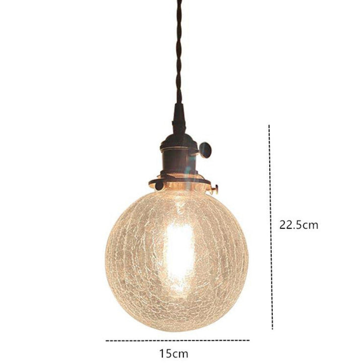 Glass Living Room Small Globe Pendant Light | Kalsten