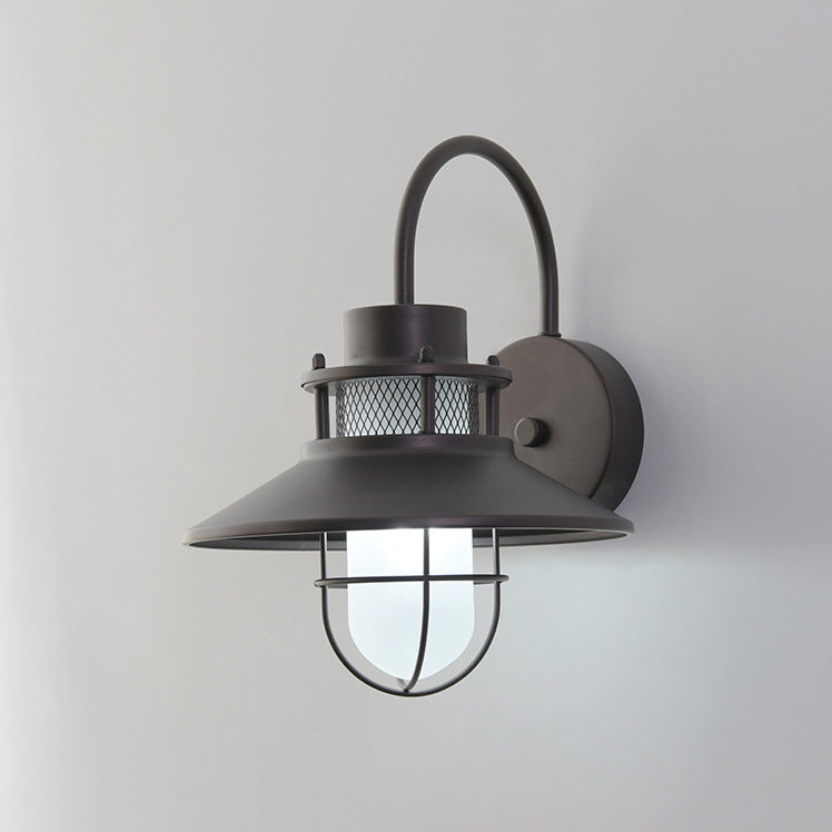 Outdoor Waterproof Iron Body 1-Light Outdoor Wall Sconce Lamp | Kalsten