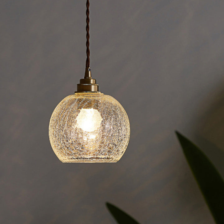 Glass Living Room Small Globe Pendant Light | Kalsten