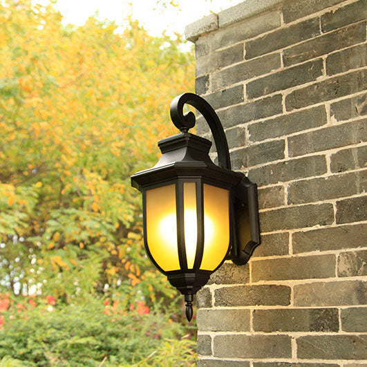 Modern European Minimalist Aluminum Alloy Square Outdoor 1-Light Wall Sconce Lamp | Kalsten