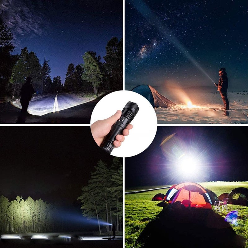 XHP50 Waterproof Zoomable Bright Flashlight | Kalsten