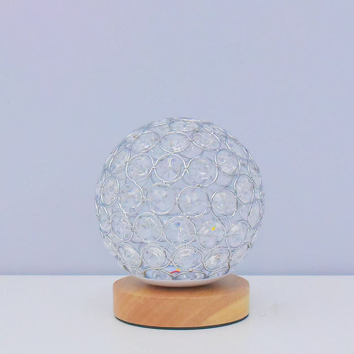 Modern Minimalistic Round USB Rechargeable LED Night Light Table Lamp | Kalsten