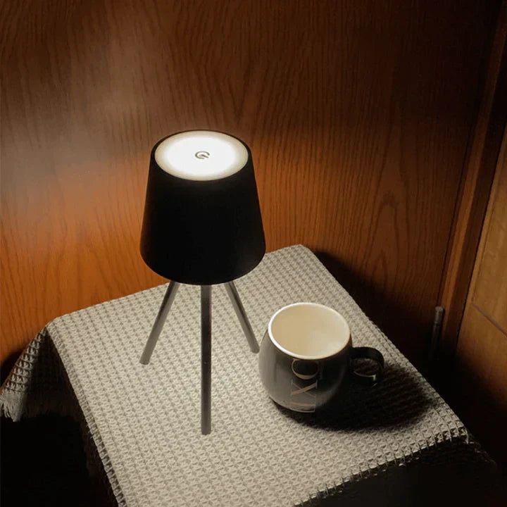 Nordic tripod table lamp - Stylish wireless LED night light Kalsten