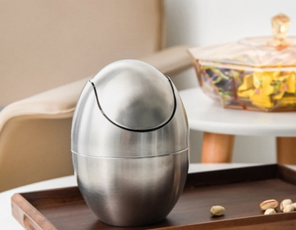 LuxBin Mini Stainless Steel Trash Can Karnz
