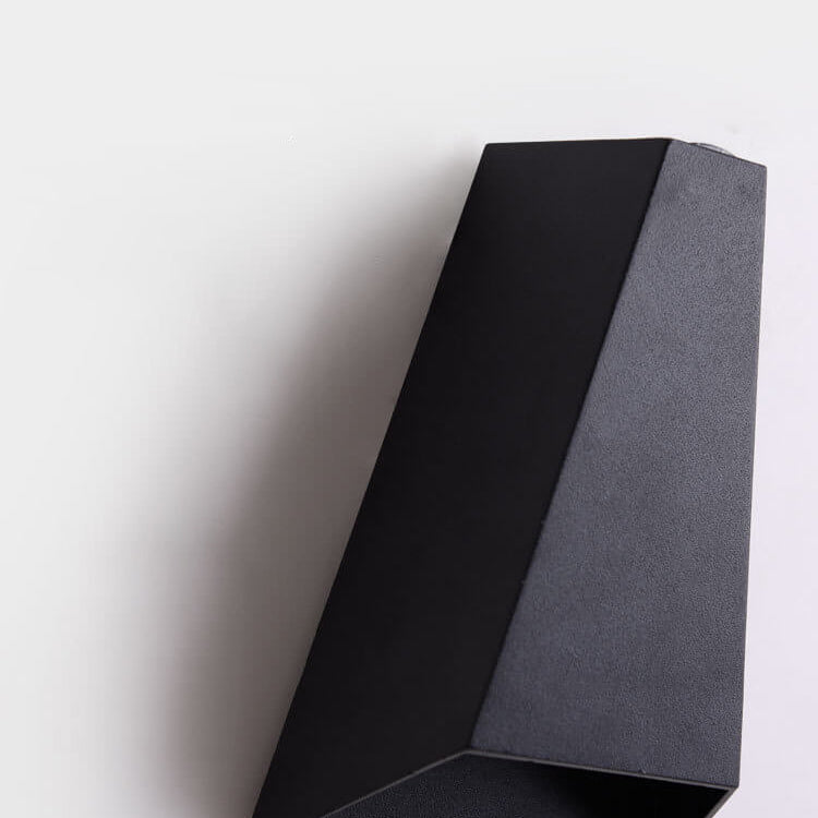 Modern Creative Trapezoid Up and Down Illuminated LED Outdoor Wall Sconce Lamp | Kalsten