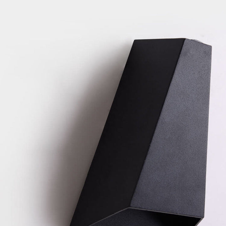 Modern Creative Trapezoid Up and Down Illuminated LED Outdoor Wall Sconce Lamp | Kalsten